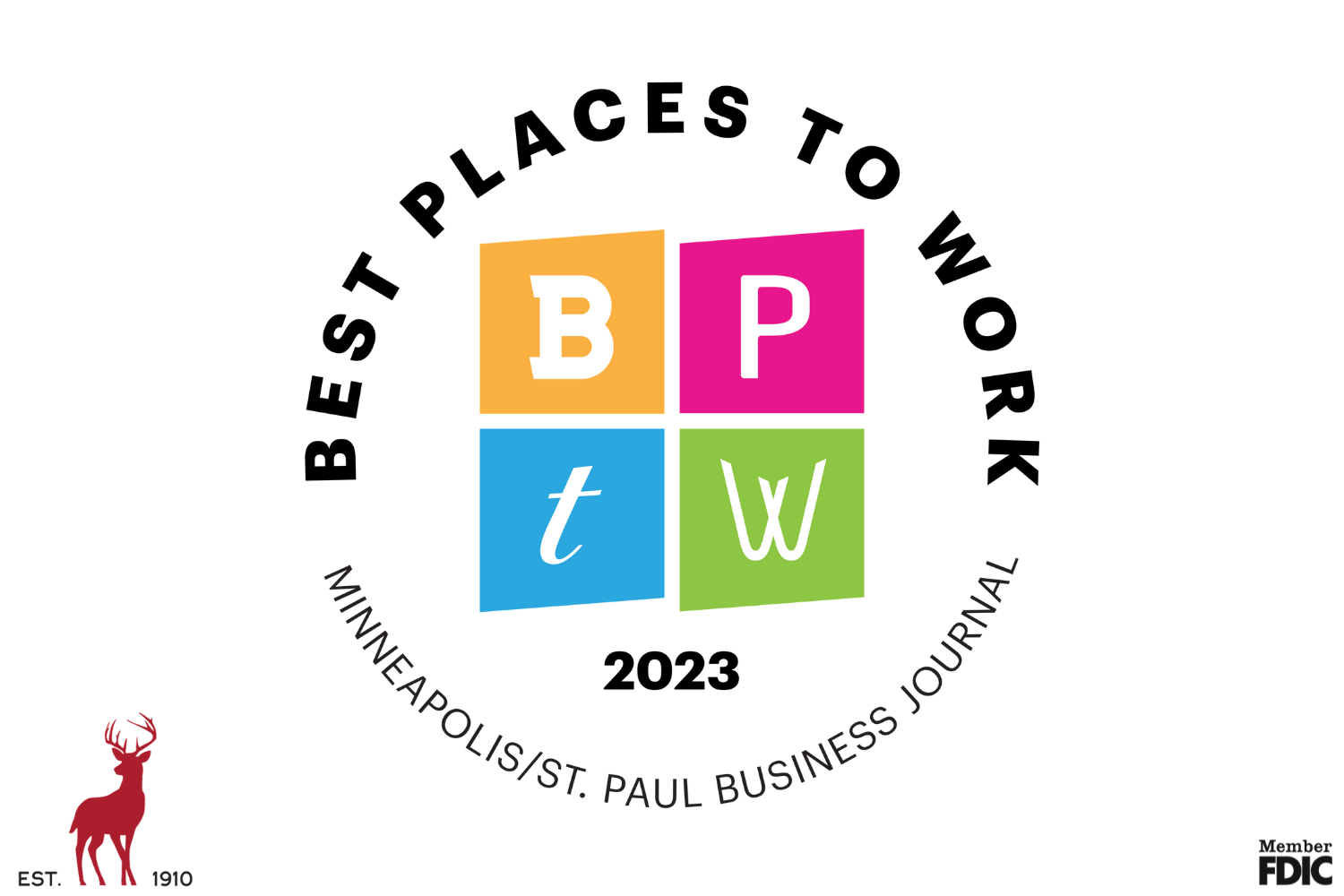 Deerwood Bank Selected as Best Places to Work Honoree by MSP Business Journal
